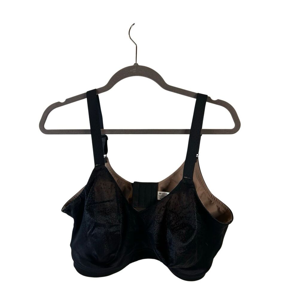 Wacoal‎ black bra 42DDD #852303 no wire
